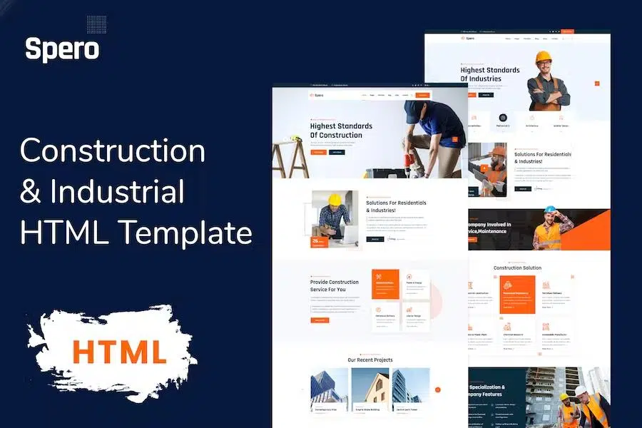 Spero – Construction HTML Template