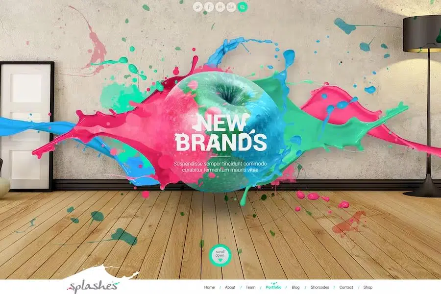 Splashes – Creative Agency Template