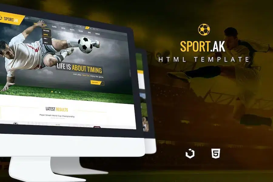 Sport.AK – Soccer Club and Sport HTML Template