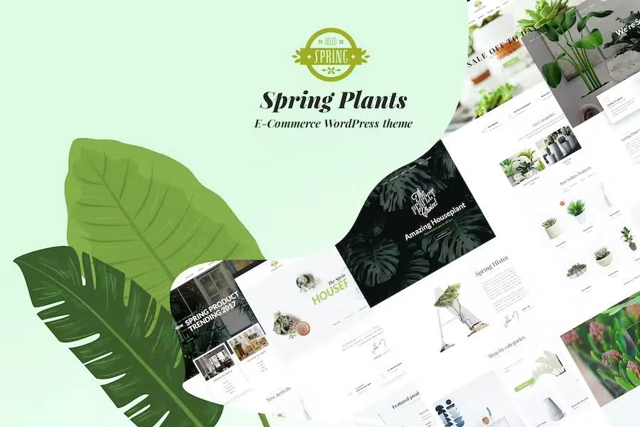 Spring Plants – Gardening & Houseplants WordPress Theme