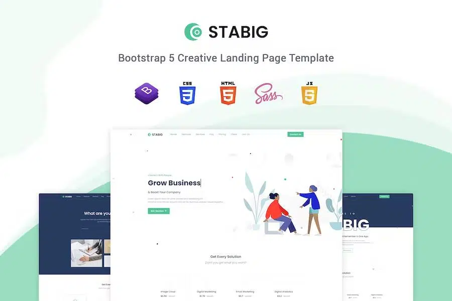 Stabig – Bootstrap 5 Creative Landing Page Template