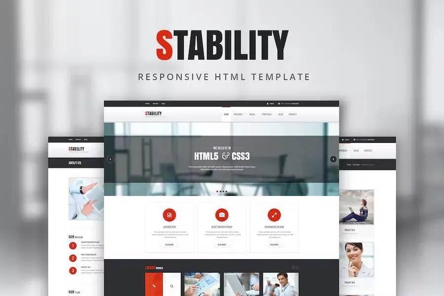 Stability – Responsive HTML5 CSS3 Template