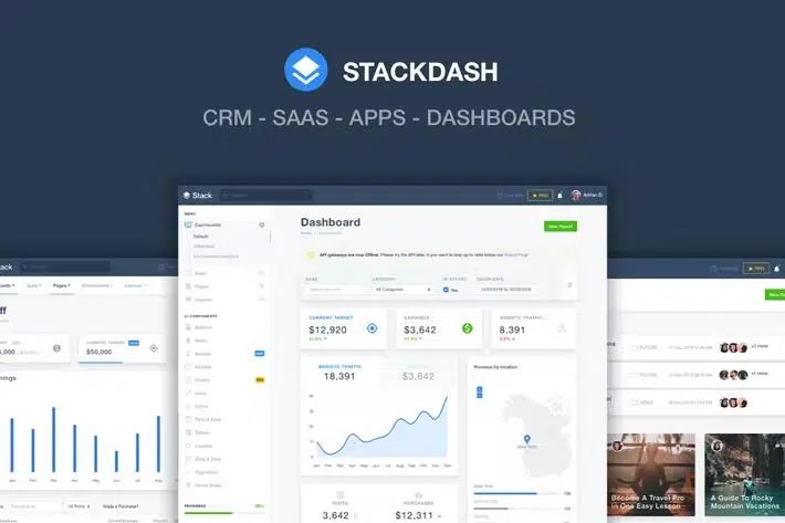 StackDash – Bootstrap 4 Admin Dashboard Theme