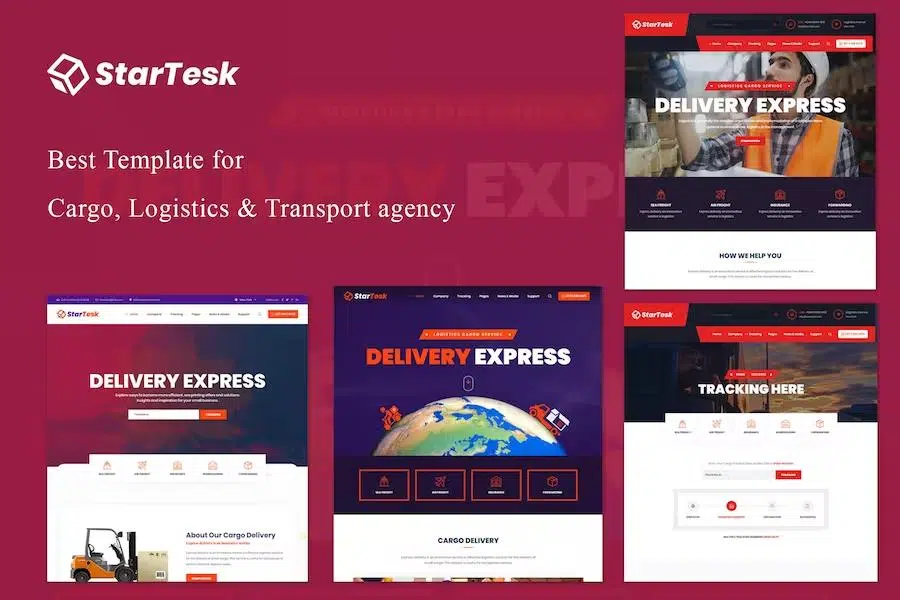 Startesk – Cargo, Logistics & Transport HTML5 Template