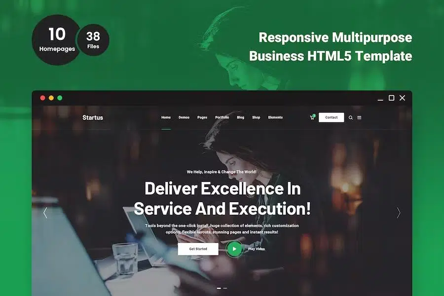 Startus – Multipurpose Business HTML5 Template