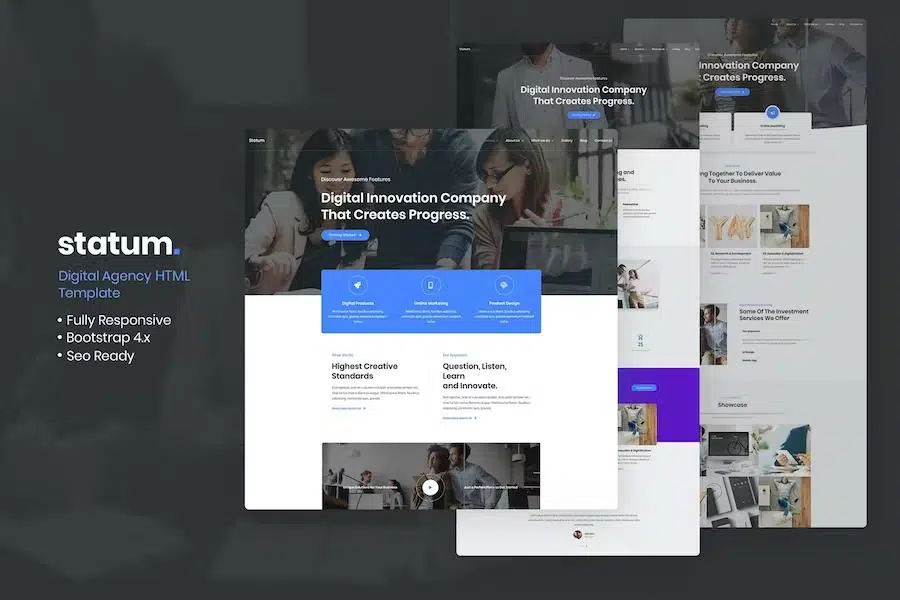 Statum – Business & Agency HTML5 Template