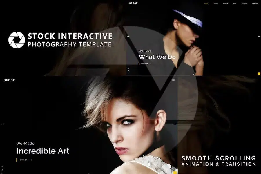 Stock – Interactive Photography Template