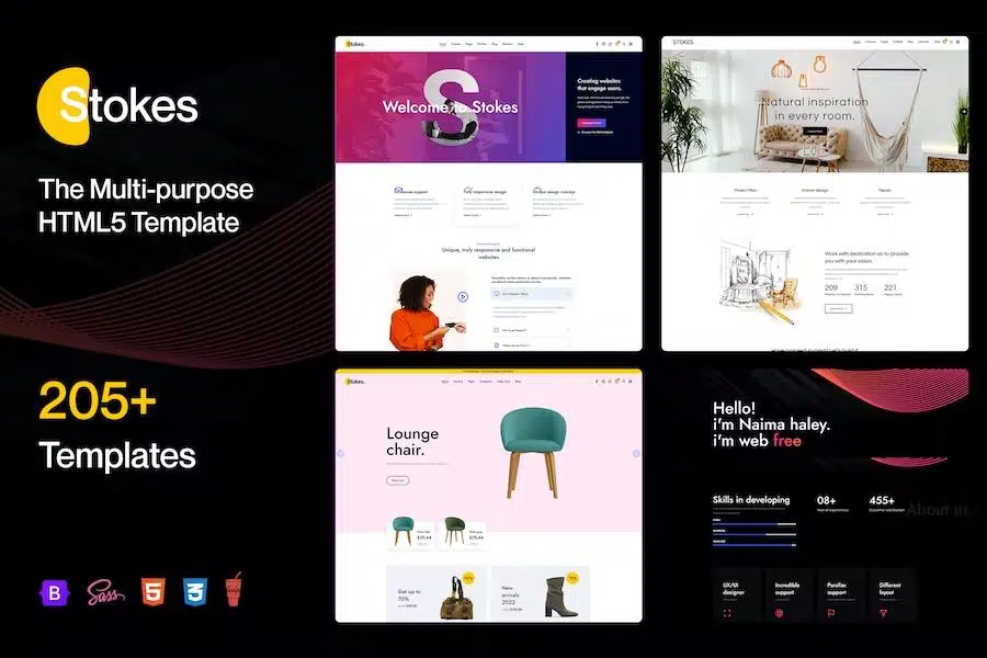 Stokes – The Responsive Multi-purpose HTML5 Template