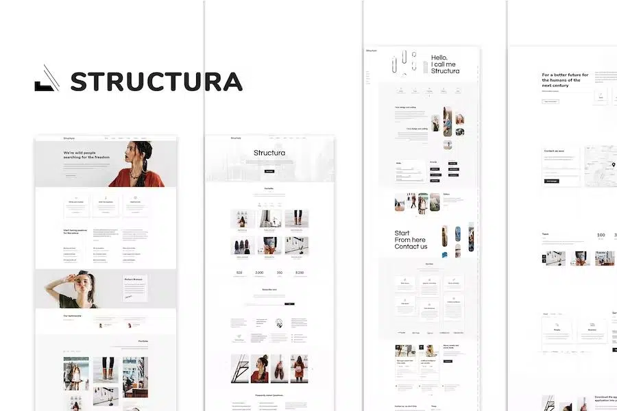 Structura – Minimal One Page Template