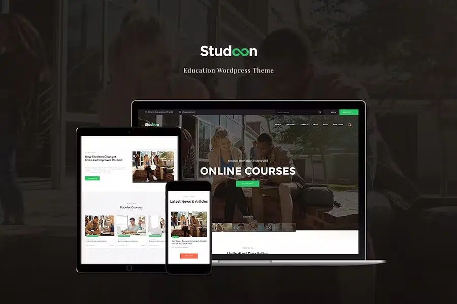 Studeon – An Education Center & Training Courses WordPress Theme