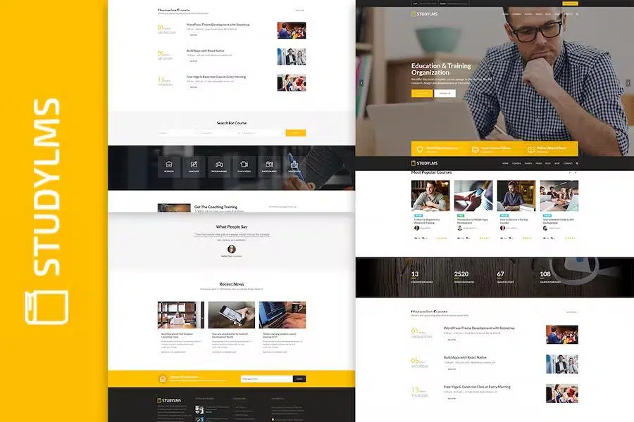 Studylms – Education LMS & Courses HTML Template