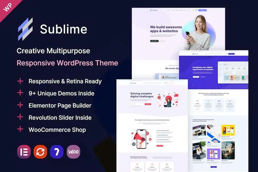 Sublime – Creative Multipurpose WordPress Theme