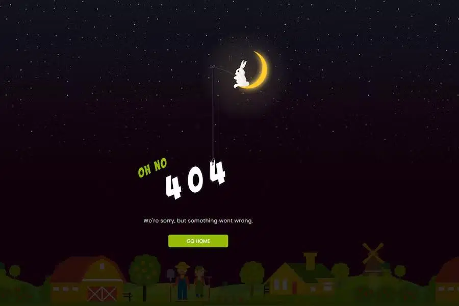 Sunset – Creative Animated 404 Page