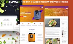 Supmax – Health & Supplement WordPress Theme