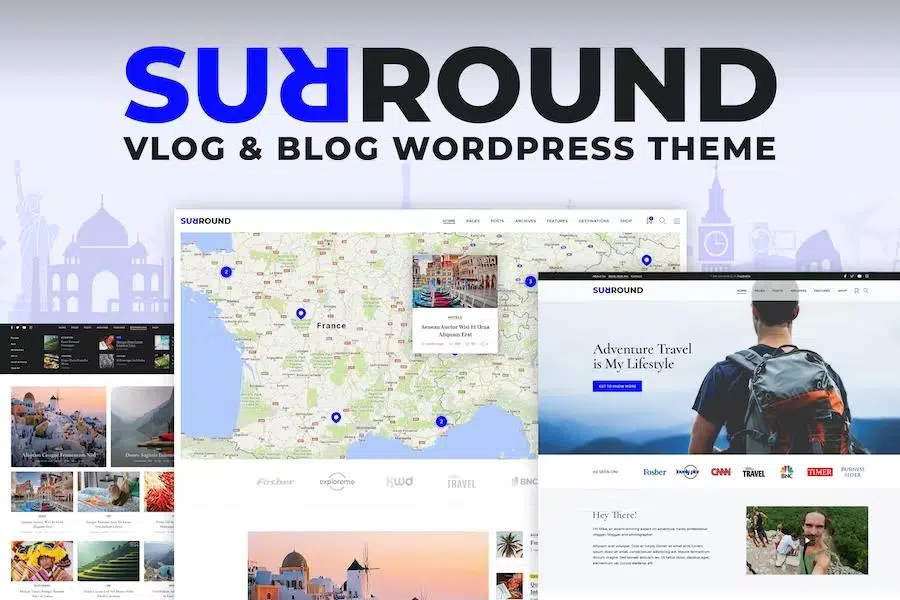 Surround – Vlog & Blog WordPress Theme