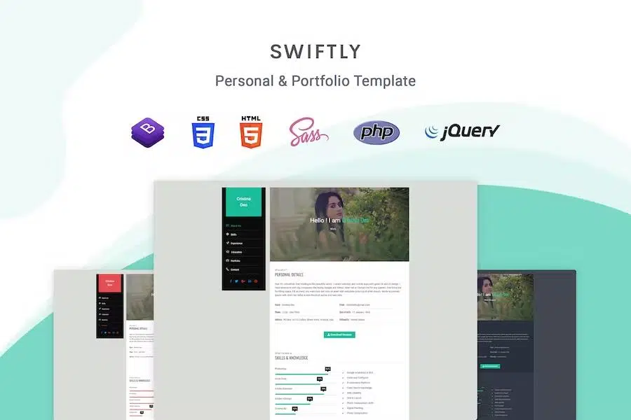 Swiftly – Personal & Portfolio Template