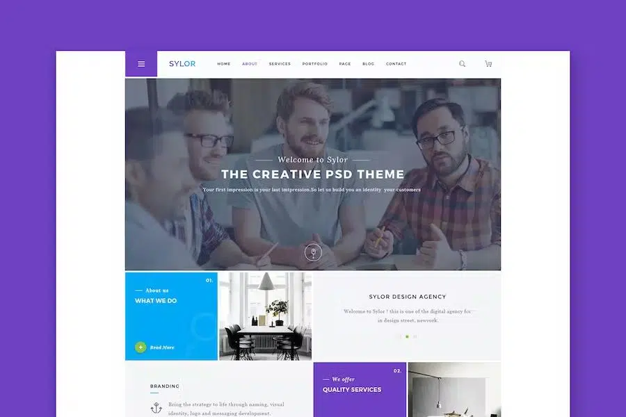 Sylor – Agency Portfolio HTML Template