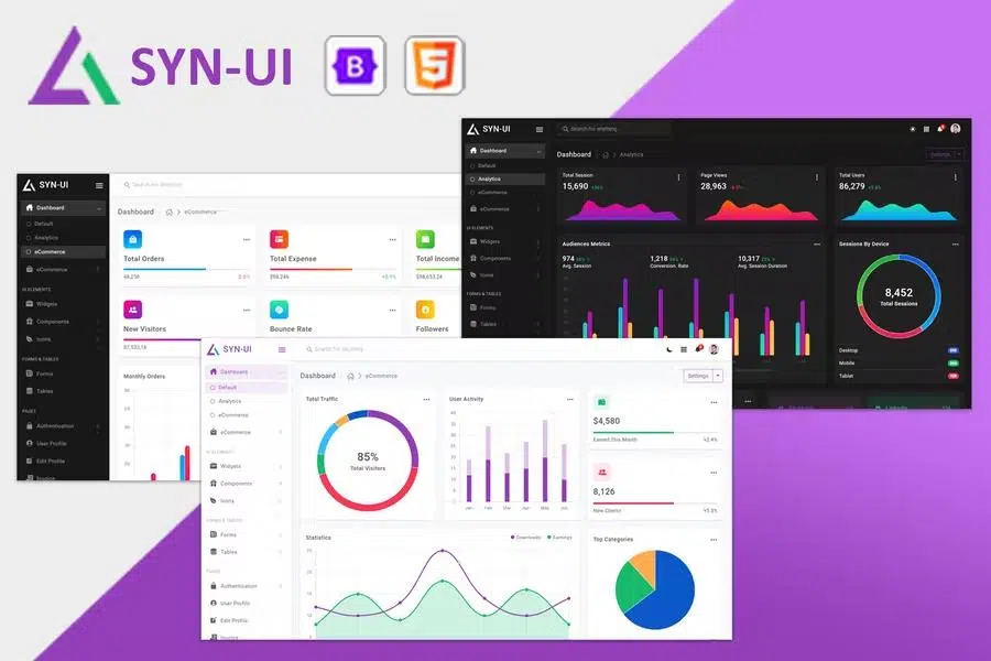 SYN-UI – Bootstrap5 Admin Template