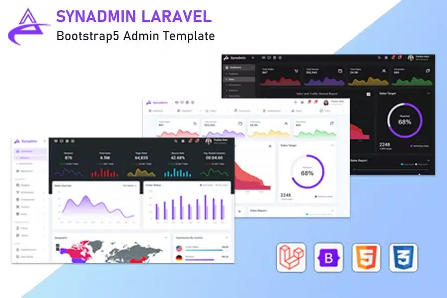 Synadmin – Bootstrap 5 Admin Template