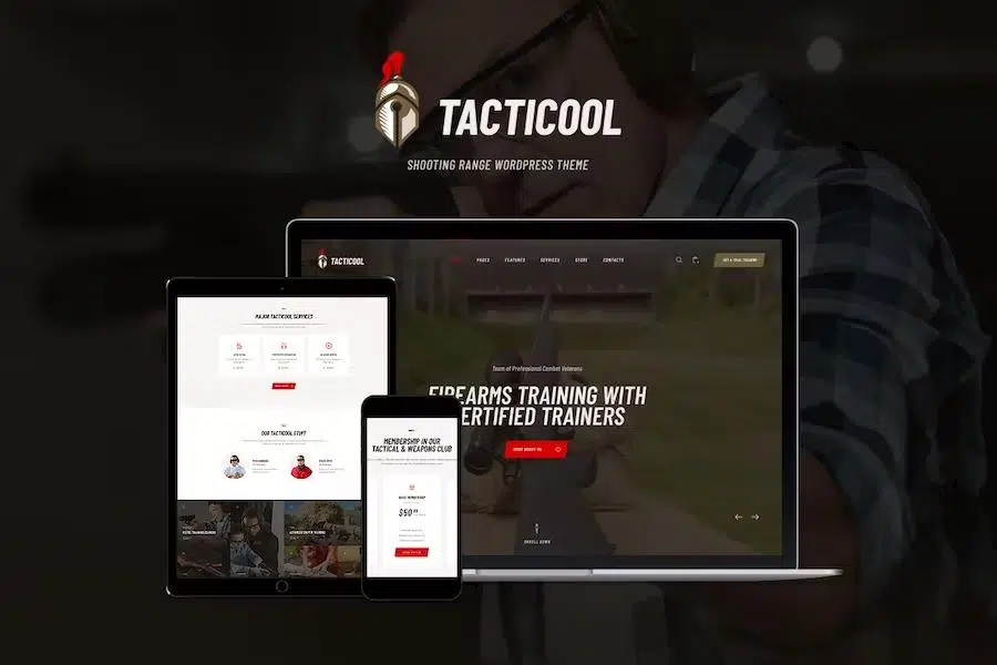 Tacticool – Shooting Range & Gun Store WordPress Theme