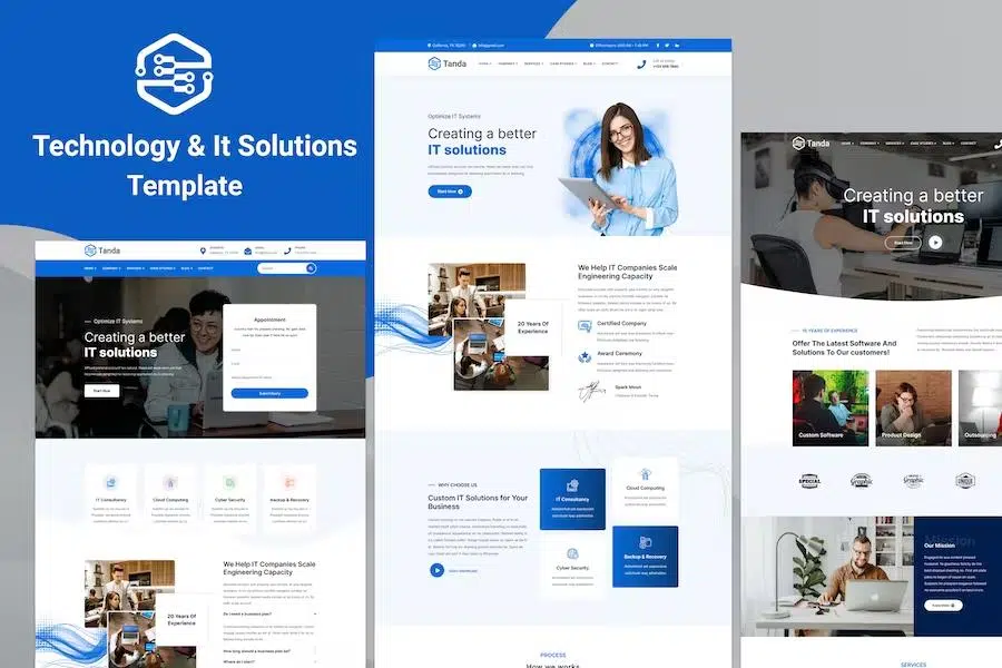 Tanda – IT Solutions Template