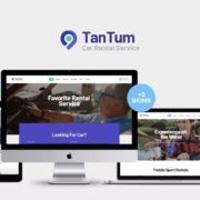 TanTum – Car, Scooter, Boat & Bike Rental Services WordPress Theme