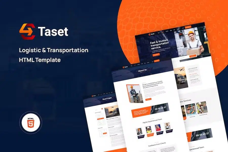 Taset – Logistic & Transportation HTML Template