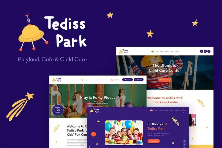 Tediss – Play Area & Child Care Center WordPress Theme