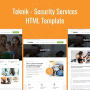 Teknik – Security Services HTML Template