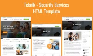 Teknik – Security Services HTML Template