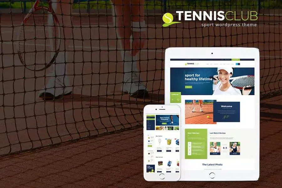 Tennis Club – Sports & Events Site Template