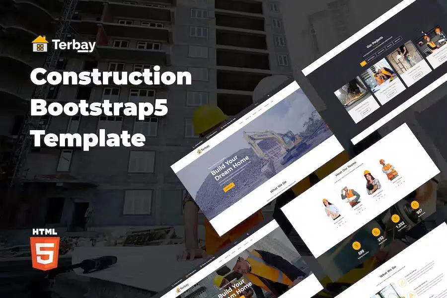 Building Company HTML Template with Responsive – Terbay