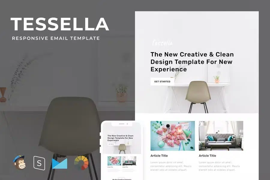 Tessella – Responsive Email + StampReady Builder