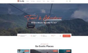 Tevily – Travel & Tour Booking WordPress Theme