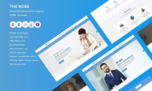 The Boss- Corporate & Business WordPress Theme