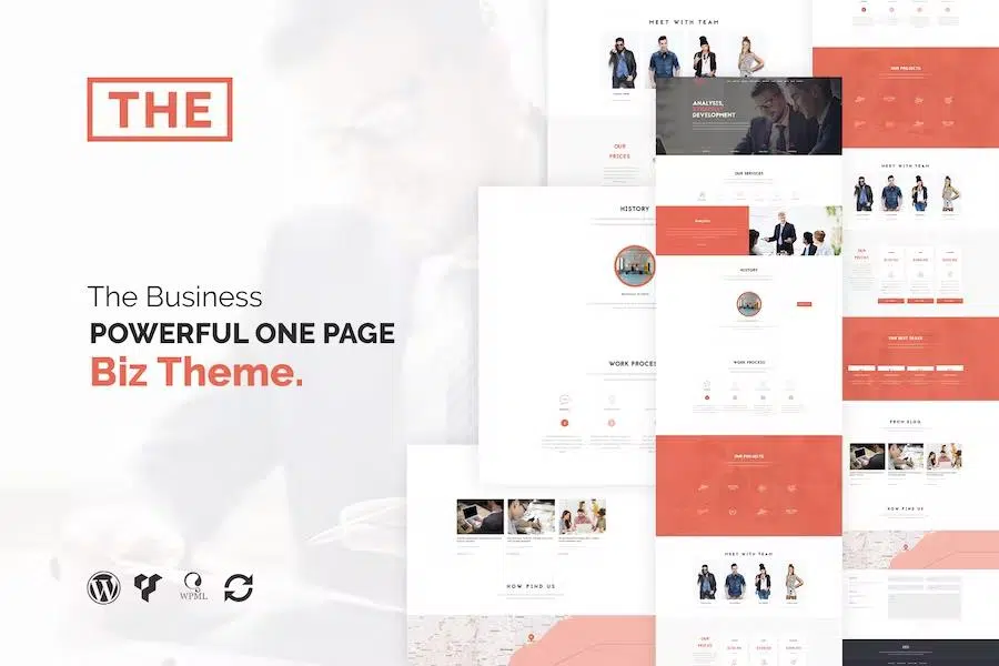 The Business – Powerful One Page Biz Theme