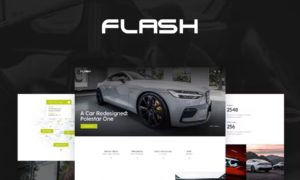 The Flash – Electric Car Supplier & Charging Station WordPress Theme