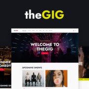 The Gig – Stand-up Club & Night Bar WordPress Theme