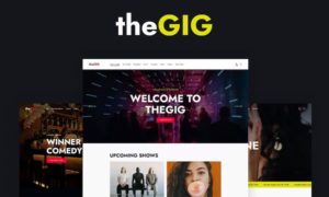 The Gig – Stand-up Club & Night Bar WordPress Theme