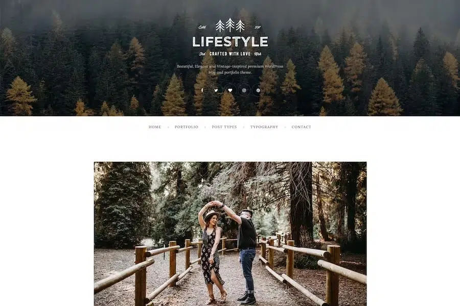 The Lifestyle – Vintage & Simple WordPress Blog Theme