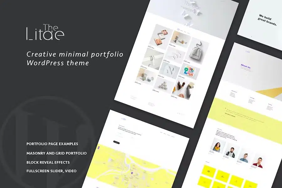 The Litae – Creative & Minimal Portfolio WordPress Theme