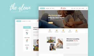 The Qlean – Housekeeping: Washing & Cleaning Company WordPress Theme