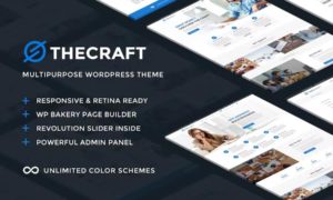 TheCraft – Responsive Multipurpose WordPress Theme