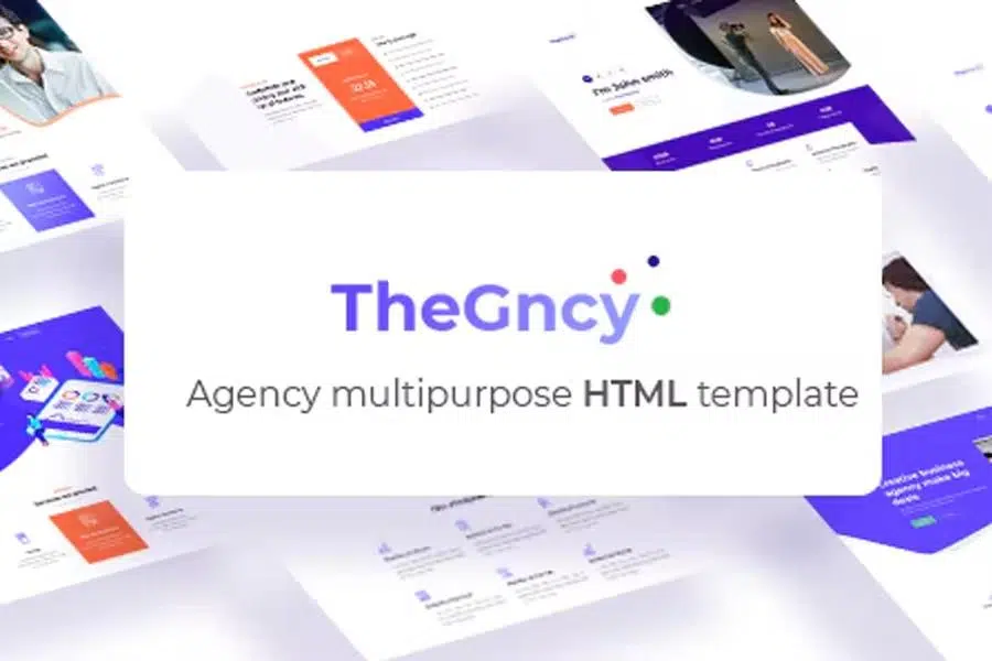 TheGncy – Multipurpose Agency HTML Template