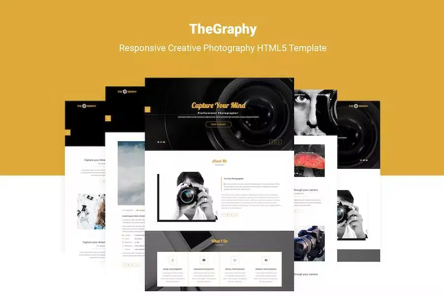 TheGraphy – Responsive Creative Photography HTML5 Template