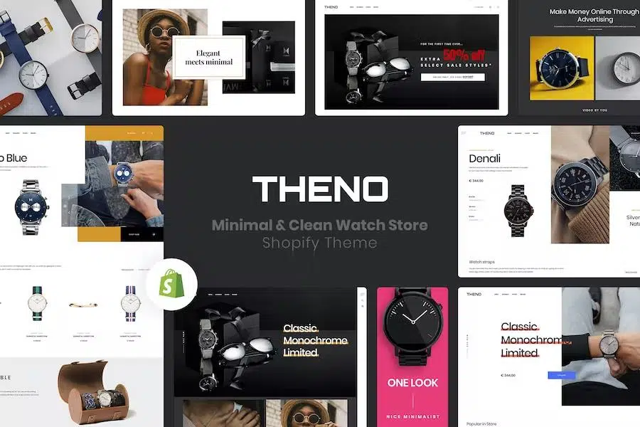 THENO – Minimal & Clean Watch Store Shopify Theme