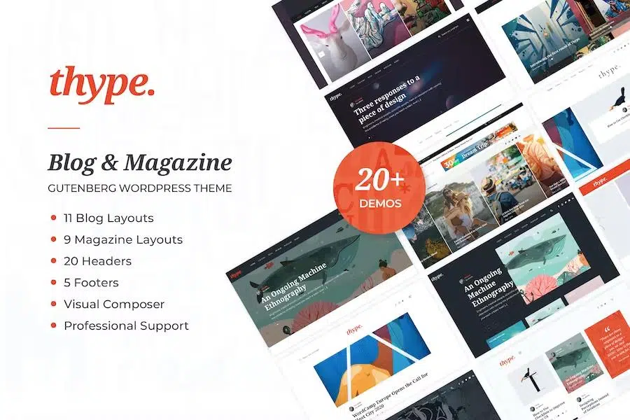 Thype – Personal Blog WordPress