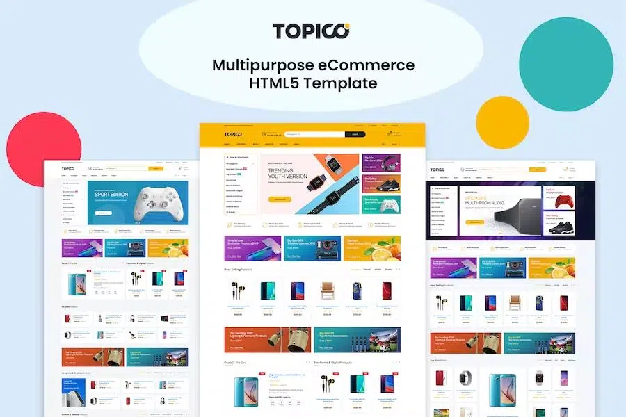 Topico – Multipurpose eCommerce HTML5 Template