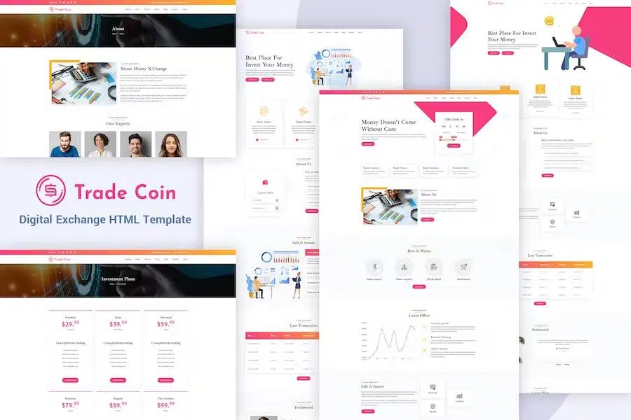 Trade Coin – Bitcoin Crypto Currency HTML Template