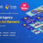 Travel Agency Banners Ad D33 – Google Web Design